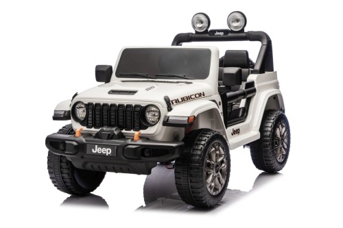 Samochód elektryczny dla dziecka Jeep Wrangler Rubicon LIFT Biały
