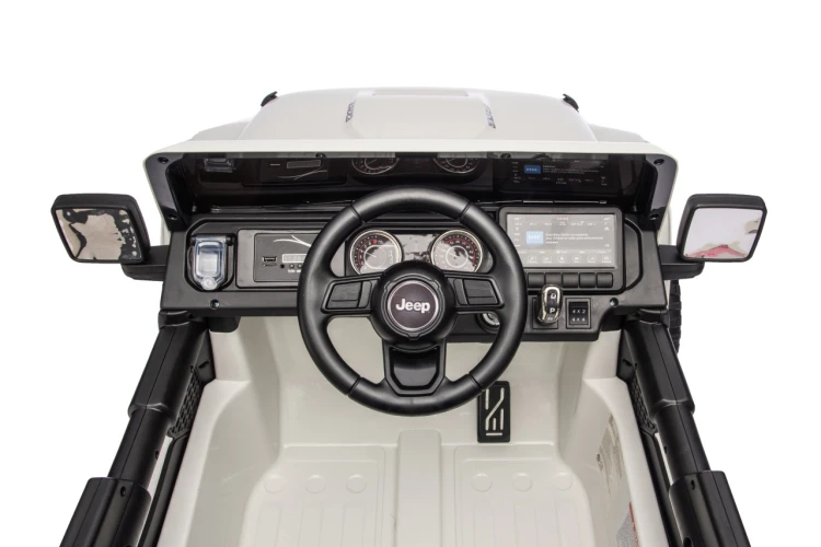 Samochód elektryczny dla dziecka Jeep Wrangler Rubicon LIFT Biały