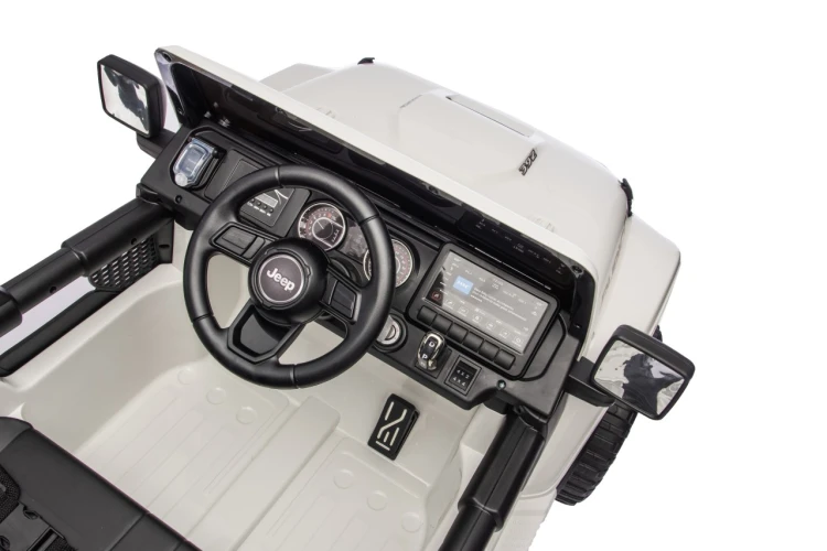 Samochód elektryczny dla dziecka Jeep Wrangler Rubicon LIFT Biały