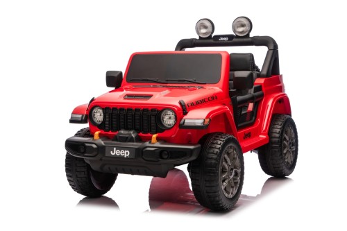Samochód elektryczny dla dziecka  Jeep Wrangler Rubicon LIFT Czerwony