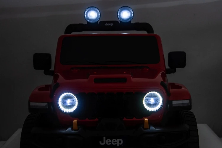 Samochód elektryczny dla dziecka  Jeep Wrangler Rubicon LIFT Czerwony