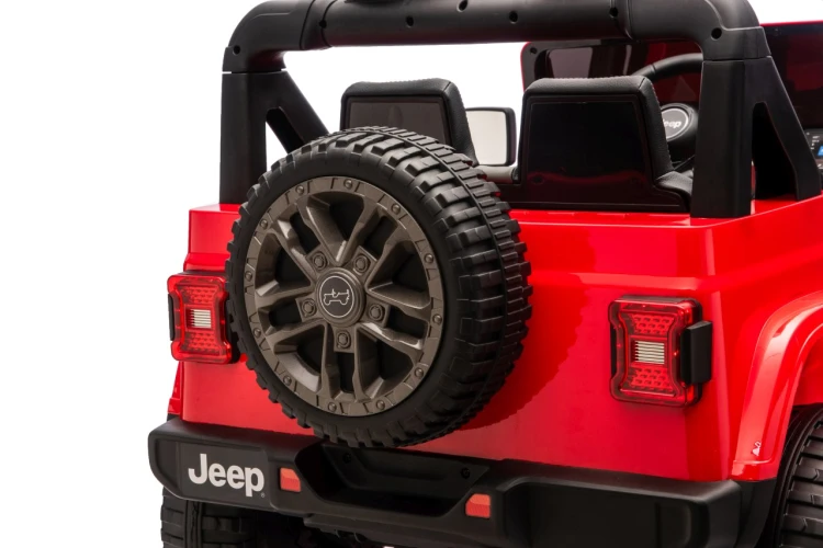 Samochód elektryczny dla dziecka  Jeep Wrangler Rubicon LIFT Czerwony