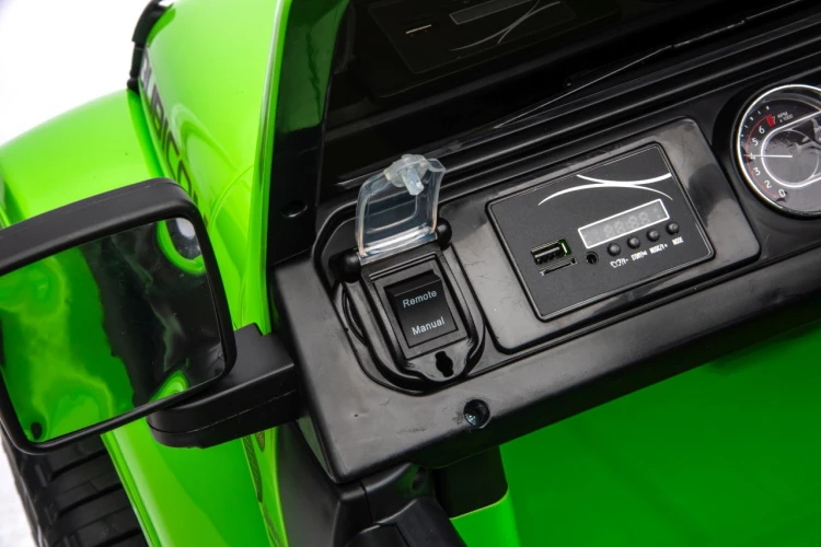 Samochód elektryczny dla dziecka Jeep Wrangler Rubicon LIFT Zielony
