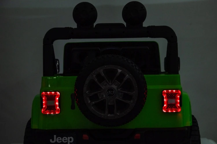 Samochód elektryczny dla dziecka Jeep Wrangler Rubicon LIFT Zielony