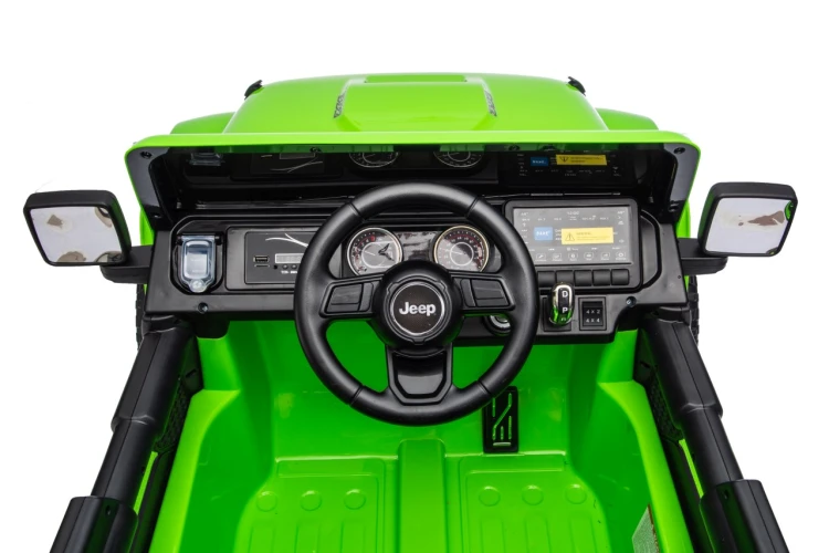 Samochód elektryczny dla dziecka Jeep Wrangler Rubicon LIFT Zielony