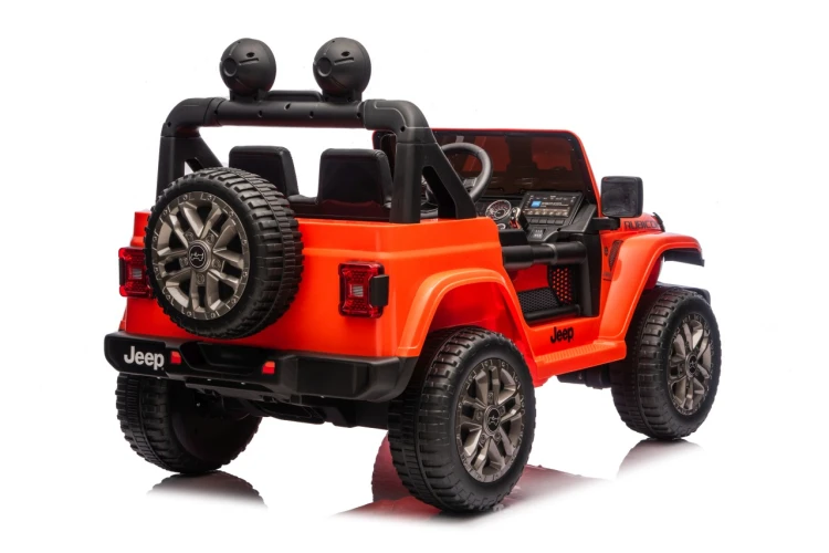 Samochód elektryczny dla dziecka Jeep Wrangler Rubicon LIFT Pomarańczowy