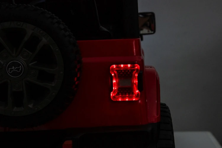 Samochód elektryczny dla dziecka Jeep Wrangler Rubicon LIFT Pomarańczowy