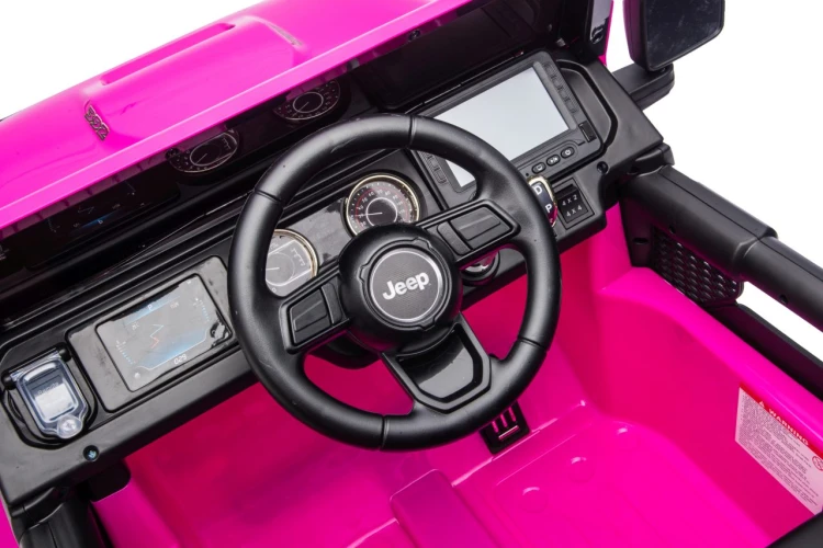 Samochód elektryczny dla dziecka Jeep Wrangler Rubicon LIFT Różowy