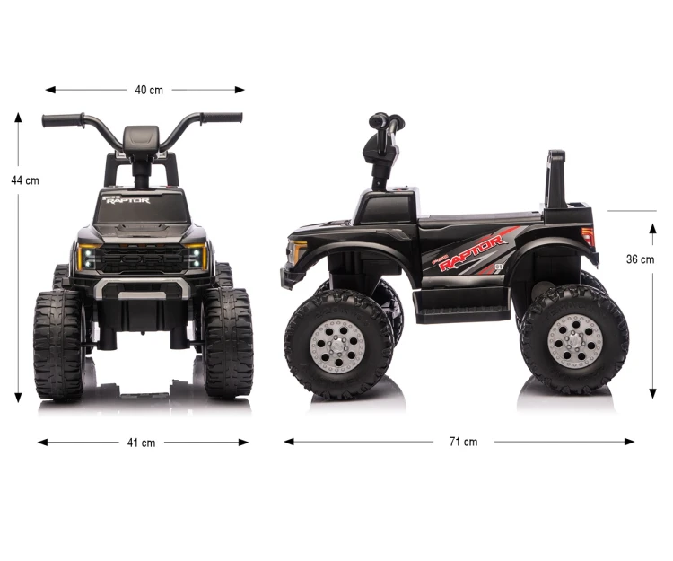 Milly Mally Pojazd na akumulator Ford F-150 Raptor Black