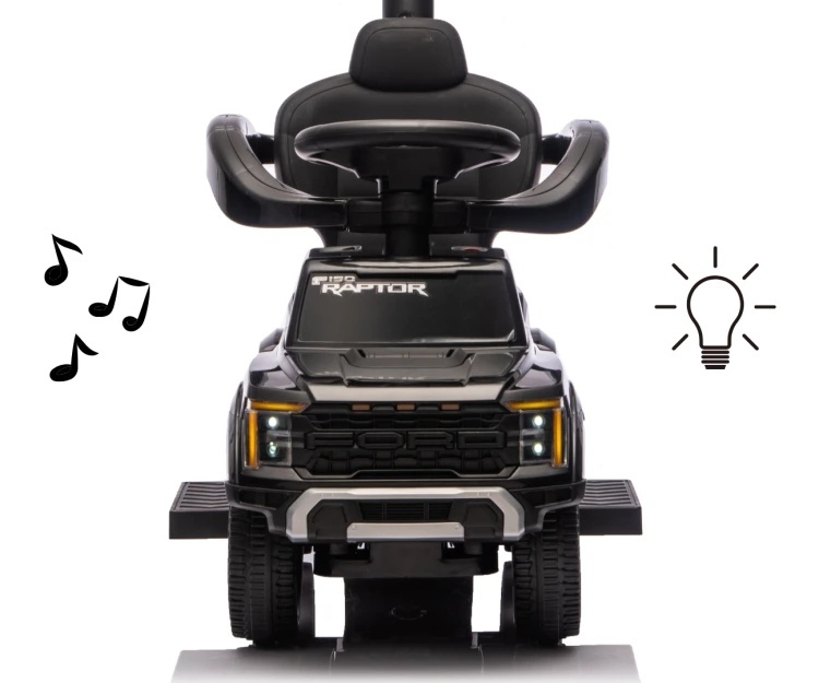 Milly Mally Pojazd z rączką Ford F-150 3w1 Black