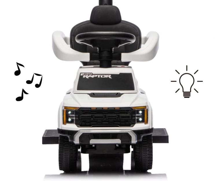 Milly Mally Pojazd z rączką Ford F-150 3w1 White
