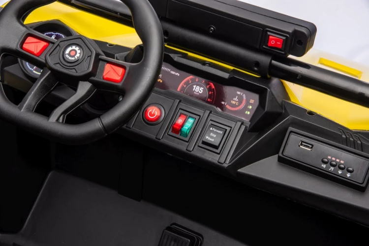 Samochód elektryczny dla dziecka Buggy TURBO 23 Żółty