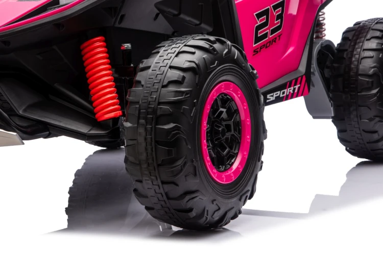 Samochód elektryczny dla dziecka Buggy TURBO 23 Różowy