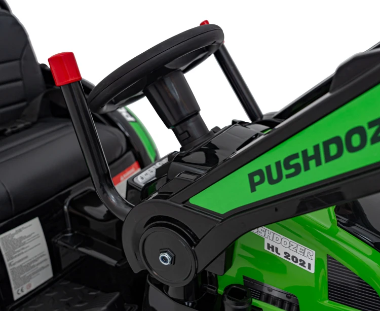 Koparka Traktor na akumulator dla dzieci Zielony + Ruchome Ramię Łyżka + Pilot + Wolny Start + Radio FM + LED