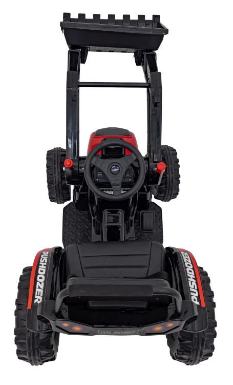 Koparka Traktor na akumulator dla dzieci Czerwony + Ruchome Ramię Łyżka + Pilot + Wolny Start + Radio FM + LED