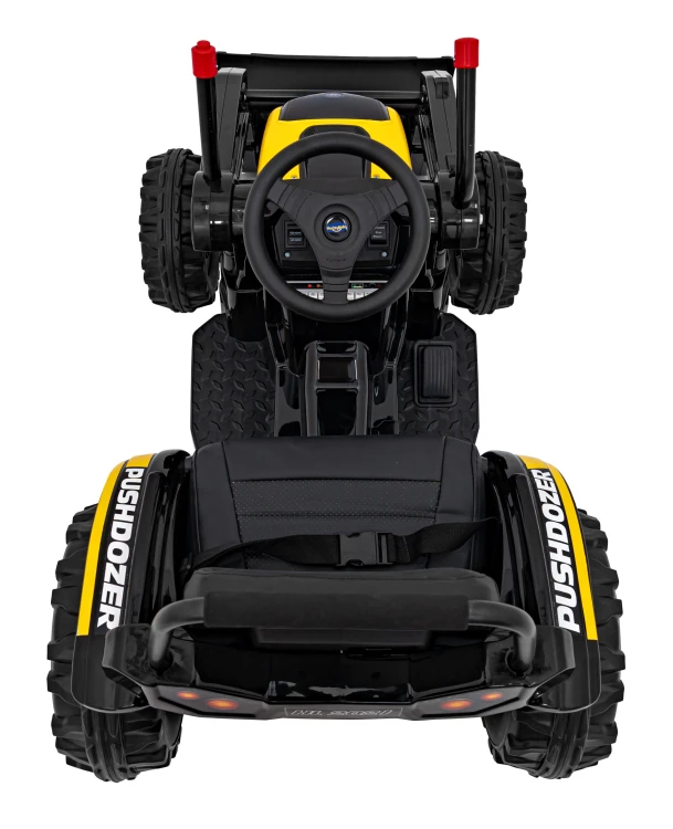 Koparka Traktor na akumulator dla dzieci Żółty + Ruchome Ramię Łyżka + Pilot + Wolny Start + Radio FM + LED