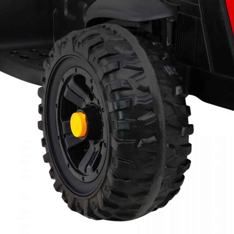 Traktor na akumulator Titanium Z Przyczepą Czerwony