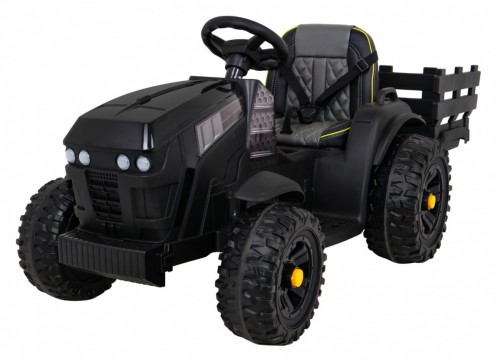 Traktor na akumulator Titanium Z Przyczepą Czarny