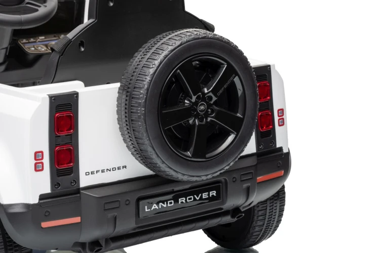 Samochód na akumulator Land Rover Defender Biały