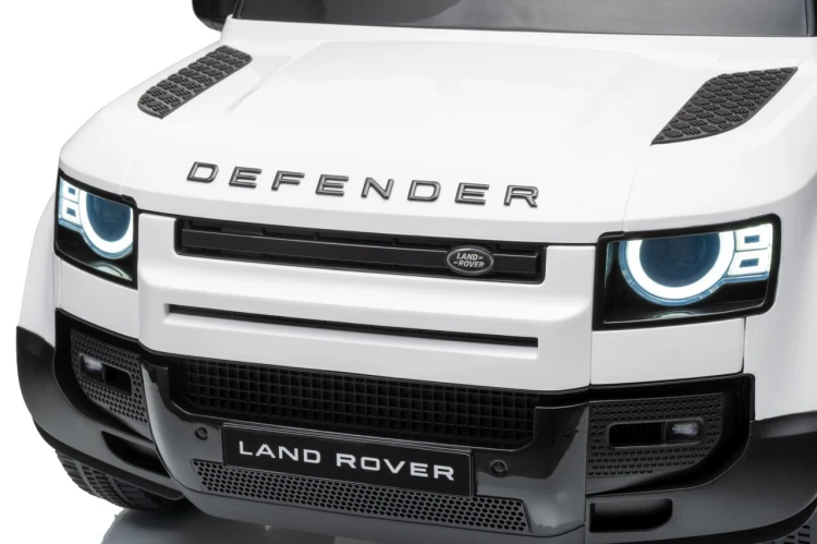 Samochód na akumulator Land Rover Defender Biały