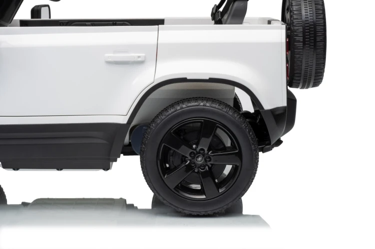 Samochód na akumulator Land Rover Defender Biały