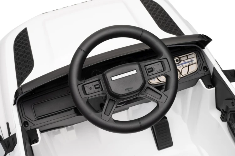 Samochód na akumulator Land Rover Defender Biały