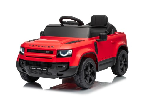 Samochód na akumulator Land Rover Defender Czerwony