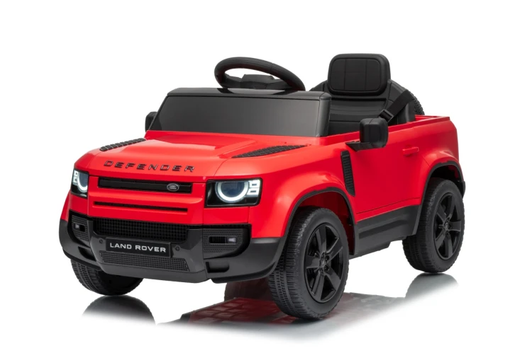 Samochód na akumulator Land Rover Defender Czerwony