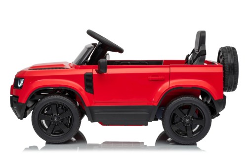 Samochód na akumulator Land Rover Defender Czerwony