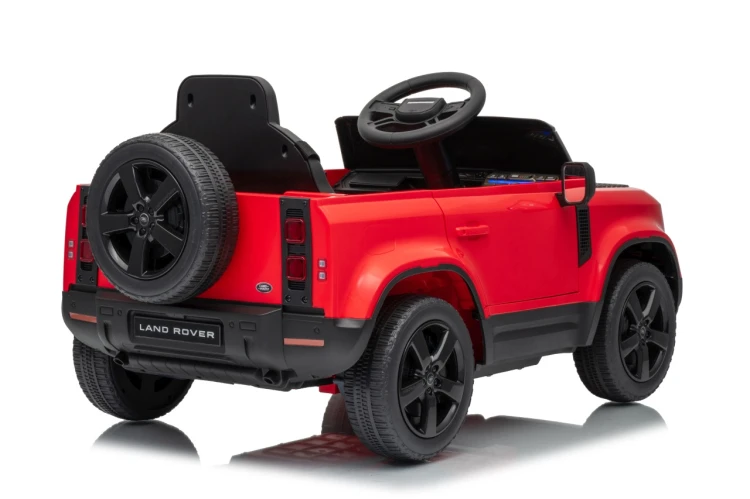 Samochód na akumulator Land Rover Defender Czerwony