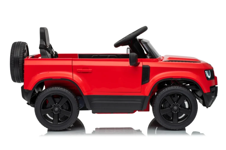 Samochód na akumulator Land Rover Defender Czerwony