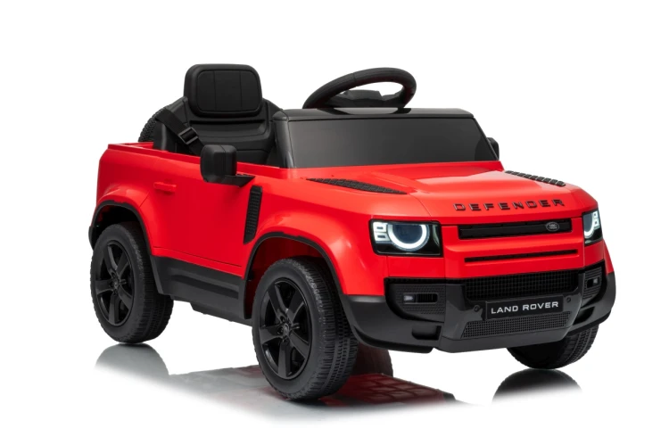 Samochód na akumulator Land Rover Defender Czerwony