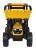 Traktor na akumulator  MEGA  D68 Z Przyczepką Żółty 24V 2x200W