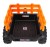 Traktor na akumulator  MEGA  D68 Z Przyczepką Żółty 24V 2x200W