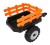 Traktor na akumulator  MEGA  D68 Z Przyczepką Żółty 24V 2x200W