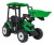 Traktor na akumulator  MEGA  D68 Z Przyczepką Zielony 24V 2x200W
