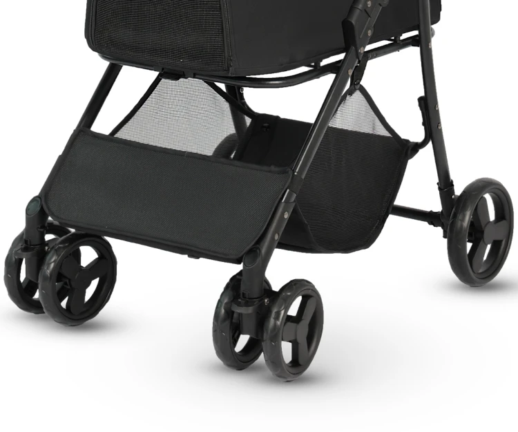 Qppet Wózek dla zwierząt Bobbie Pet Black
