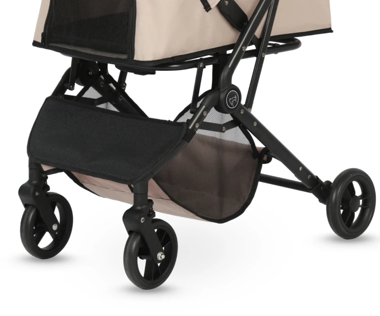 Qppet Wózek dla zwierząt Pettie Pet Beige