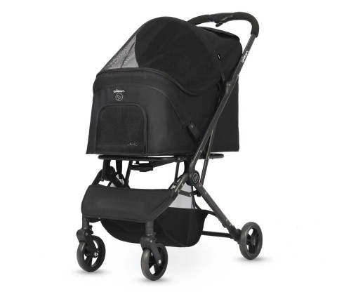 Qppet Wózek dla zwierząt Pettie Pet Black