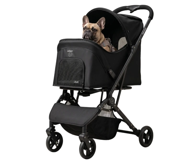 Qppet Wózek dla zwierząt Pettie Pet Black