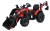 Pojazd Traktor Na Akumulator Z Przyczepą 720-T Czerwony SX2068