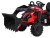 Pojazd Traktor Na Akumulator Z Przyczepą 720-T Czerwony SX2068