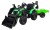 Pojazd Traktor Na Akumulator Z Przyczepą 720-T Zielony SX2068