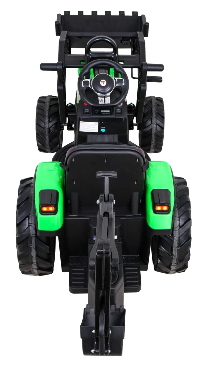 Pojazd Traktor Na Akumulator Z Przyczepą 720-T Zielony SX2068
