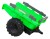 Pojazd Traktor Na Akumulator Z Przyczepą 720-T Zielony SX2068