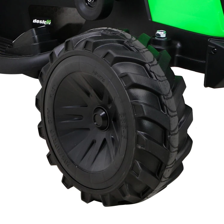Pojazd Traktor Na Akumulator Z Przyczepą 720-T Zielony SX2068