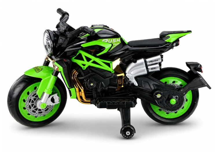 Motor Na Akumulator XW-07 Podświetlane Koła LED Zielony