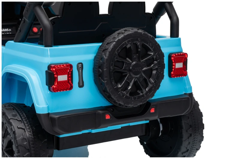 Pojazd Na Akumulator Jeep Rubicon DK-JWR558 24V Jasno-Niebieski
