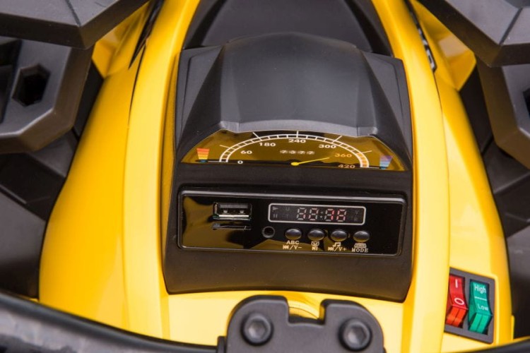 Quad Na Akumulator dla dzieci QLS-3288 żółty