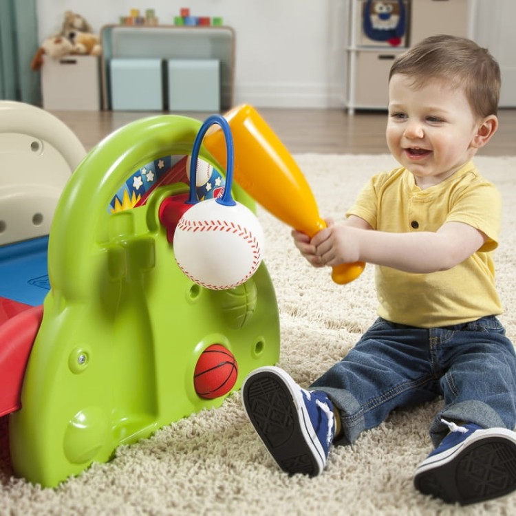 TEP2 Plac Zabaw Dla Dzieci Centrum Aktywności Zjeżdżalnia Koszykówka Baseball